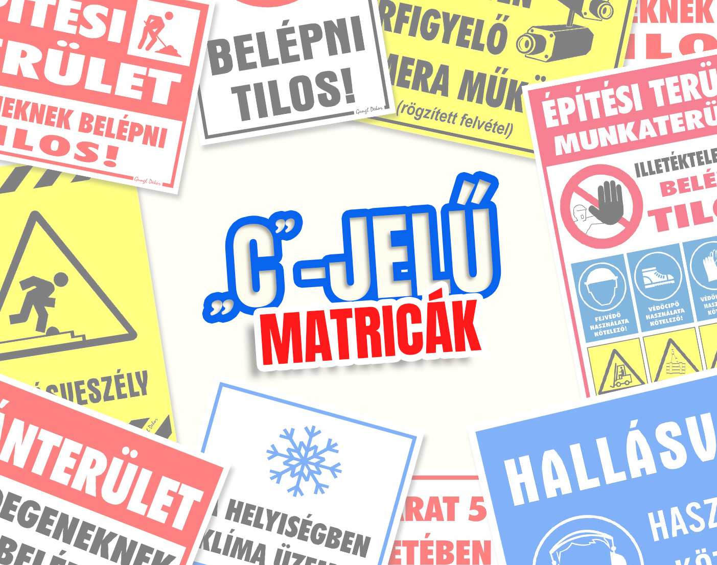 Matrica ''C'' jelű (17,5x25cm)