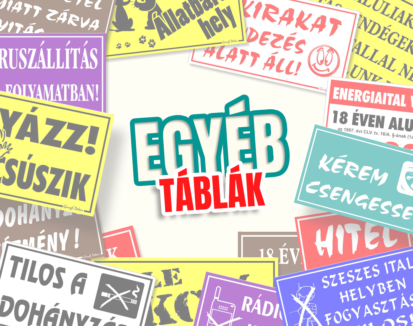 Egyéb táblák