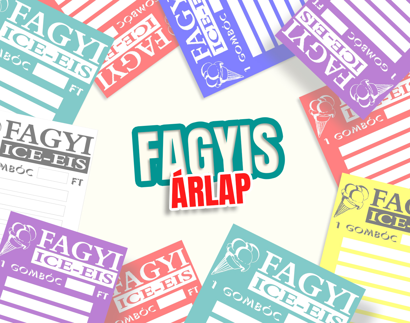 Fagyis árlap +1 cs.papír