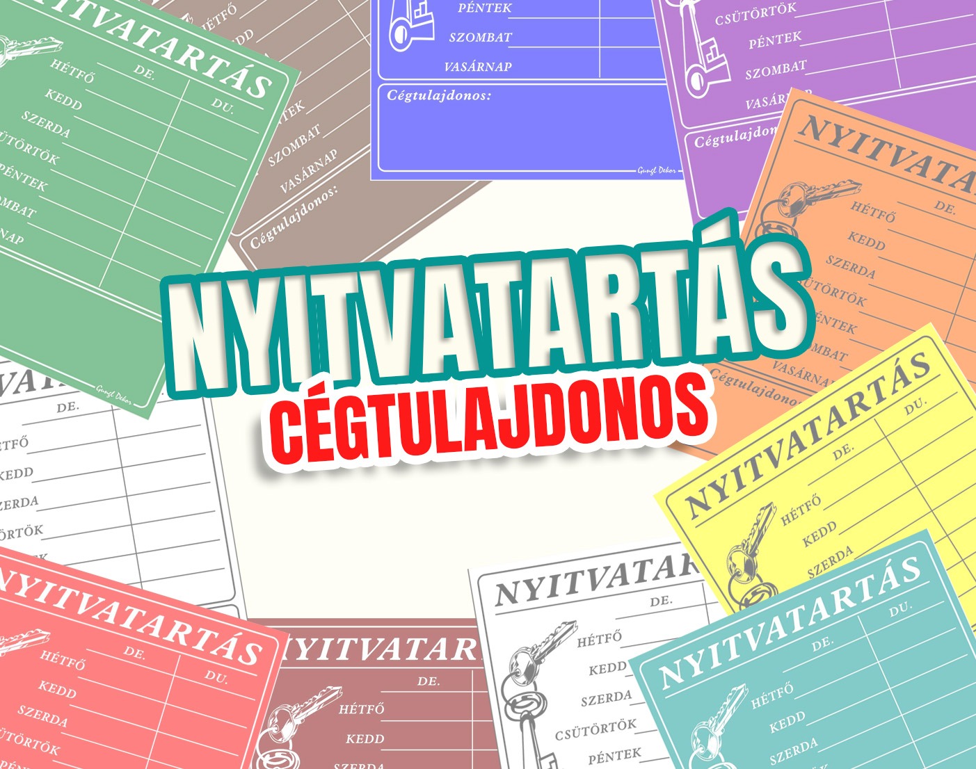 Nyitvatartás cégtulajdonos