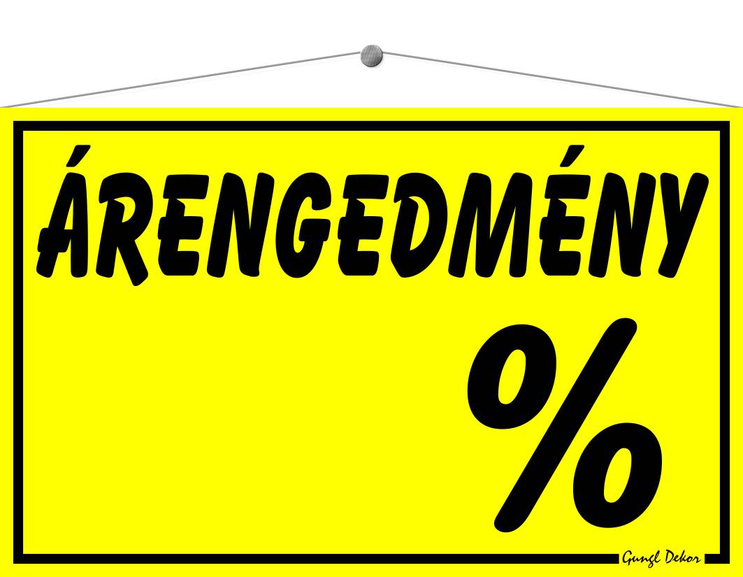 Árengedmény % TÁBLA