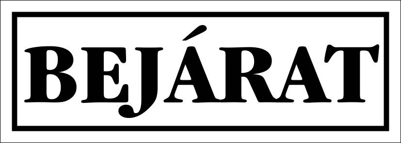 Bejárat MATRICA "A"