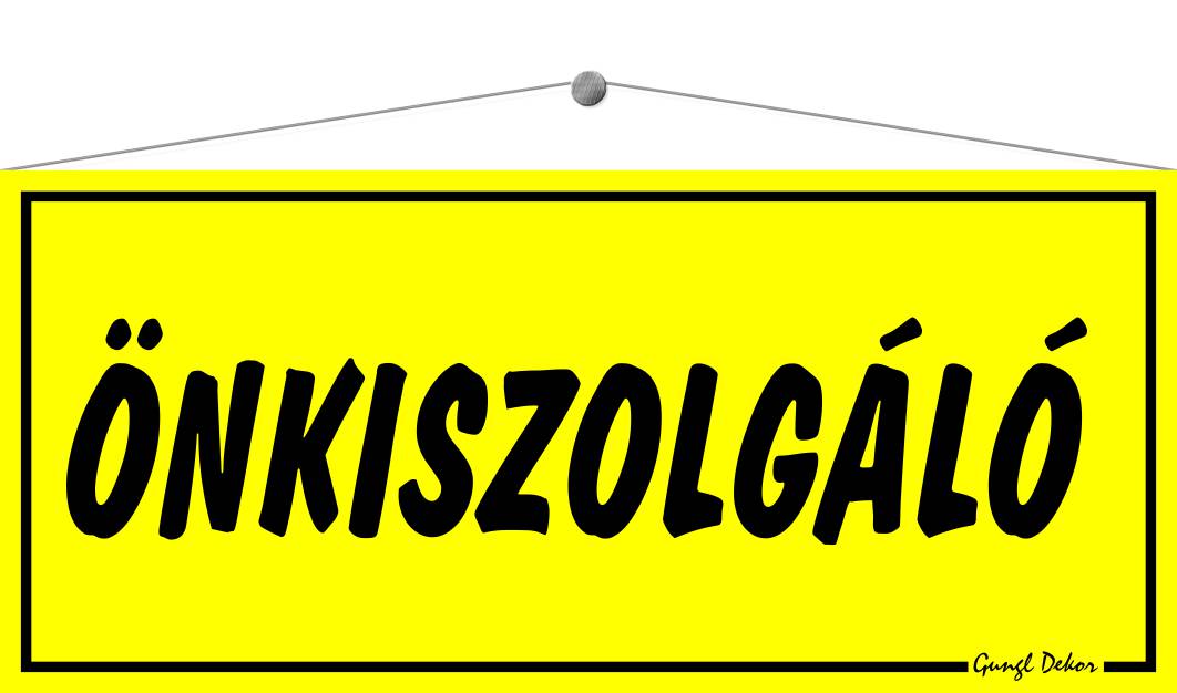 Önkiszolgáló TÁBLA