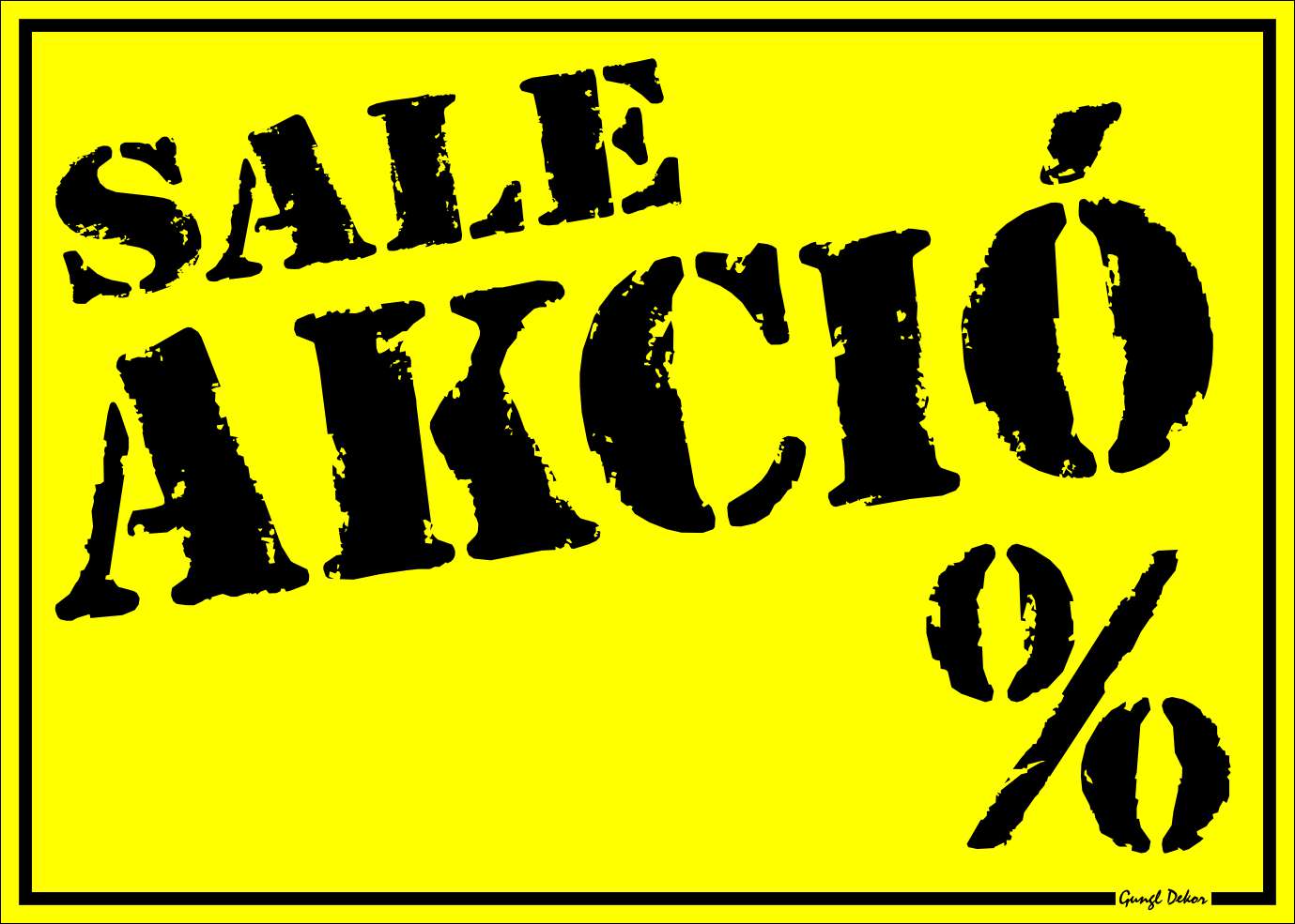 Sale Akció TÁBLA