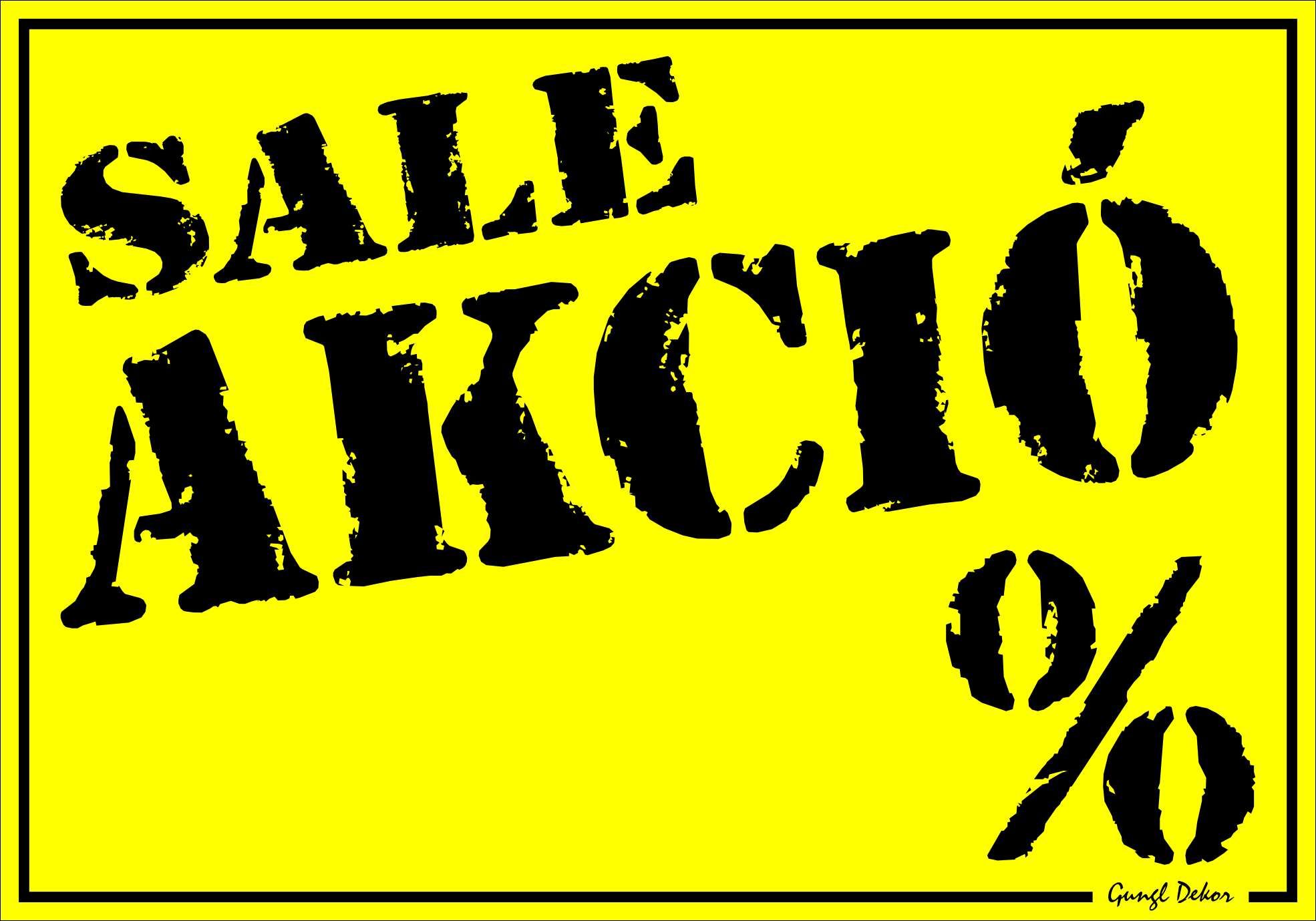 Sale Akció NAGY TÁBLA