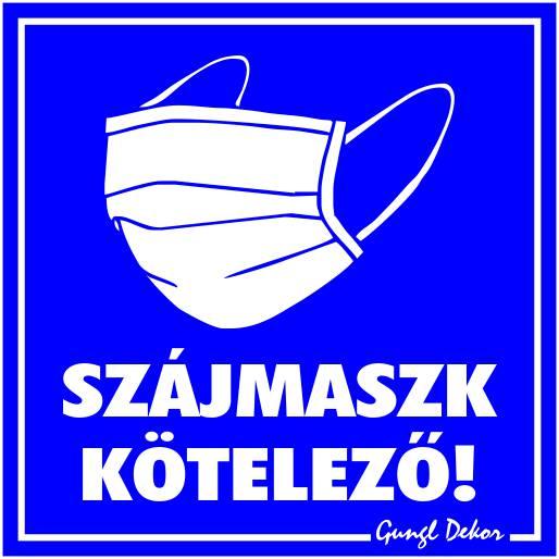 Szájmaszk kötelező! MATRICA "B"