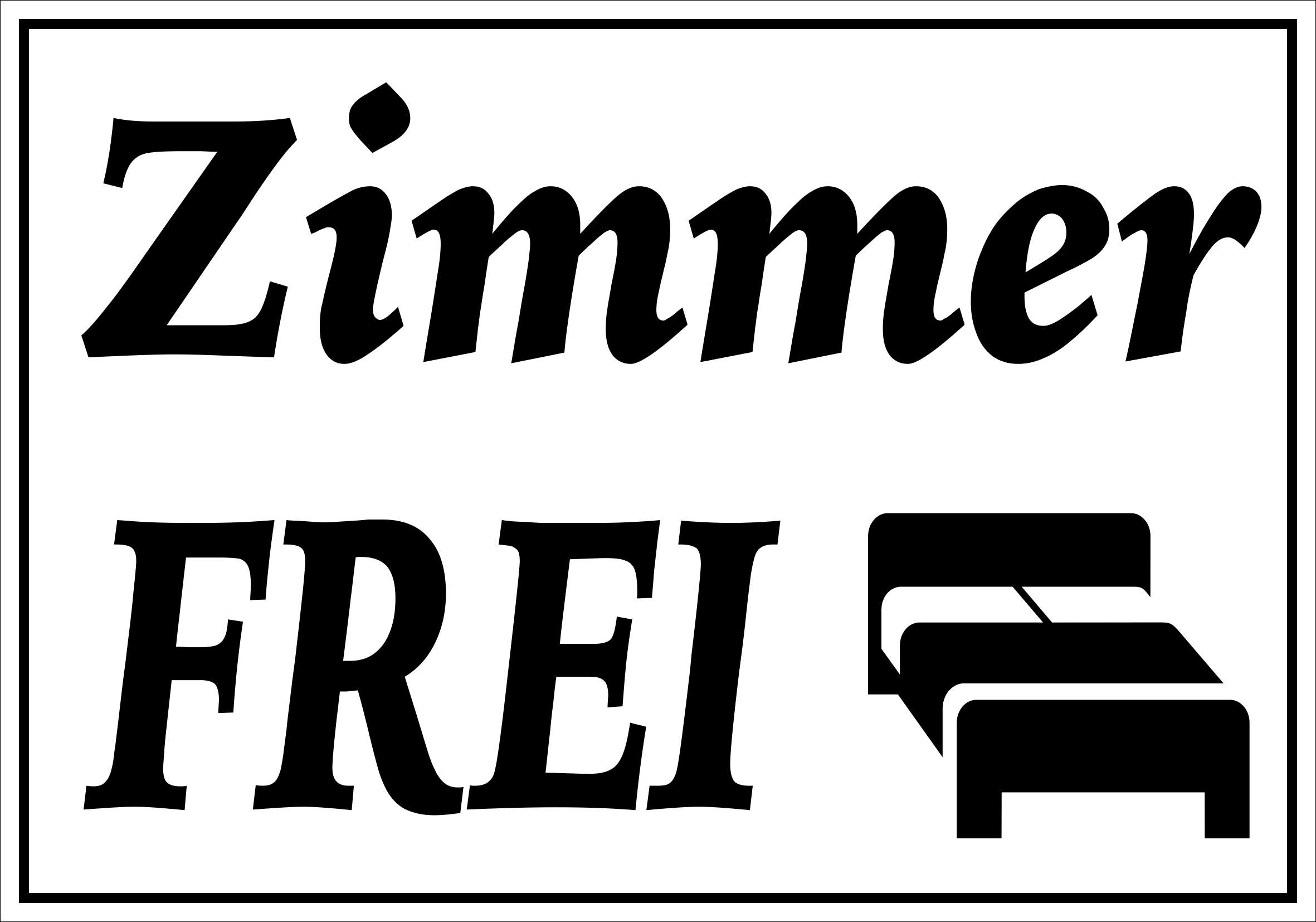 Zimmer frei NAGY TÁBLA